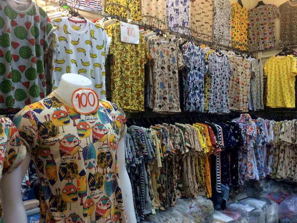 bangkok shopping guide platinum tshirts patterns